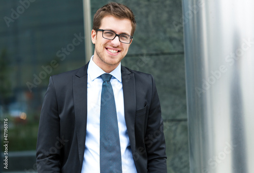 Photo: Outdoor businessman Outdoor businessman
