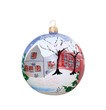 Christmas painted ball