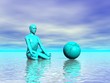 chakra blue and green