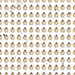 Vintage Ordered Bell Clock Seamless Wallpaper With Spots