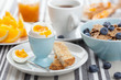 healthy breakfast with egg