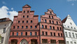 Häuserzeile, Stralsund, Mecklenburg-Vorpommern, Deutschland