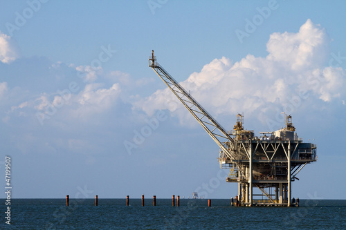 Photo: Gulf Oil Rig Gulf Oil Rig