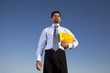 Photo: Engineer at the construction site Engineer at the construction site