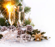 Photo: Christmas Celebration with Champagne Christmas Celebration with Champagne