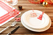 Christmas Country Red Table