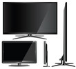 Illustration of Modern TV on White Background