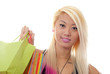 Woman with shopping bags
