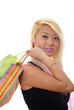 Woman with shopping bags