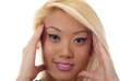 Beautiful blonde young woman