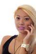 Beautiful blonde young woman