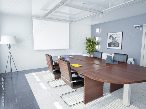 Illustration: office interior office interior