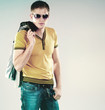 fashion man in sunglasses