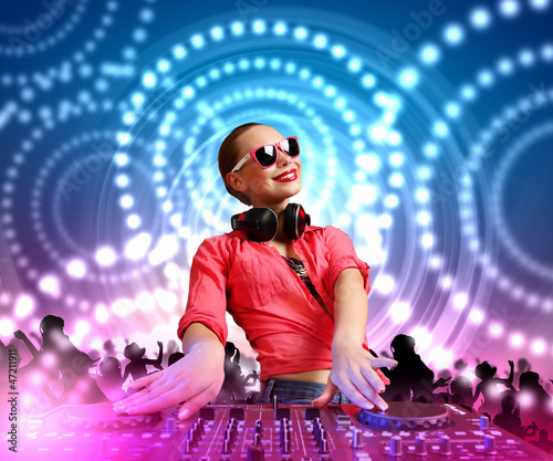Photo: dj and mixer dj and mixer