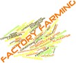 Word cloud for Factory farming