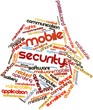 Word cloud for Mobile security