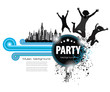 Abstract Vintage Background for Party.