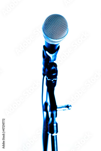 Photo: microphone blue microphone blue