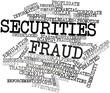 Word cloud for Securities fraud