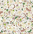 floral seamless pattern, vector design