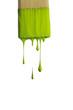 Photo: Green Paint Dripping from a brush Green Paint Dripping from a brush