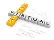 VIRTUAL REALITY Begriff - 3D