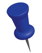 Illustration: Pin blau Pin blau
