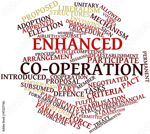 Illustration: Word cloud for Enhanced co-operation Word cloud for Enhanced co-operation