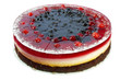 Whole forest fruit birthday cake
