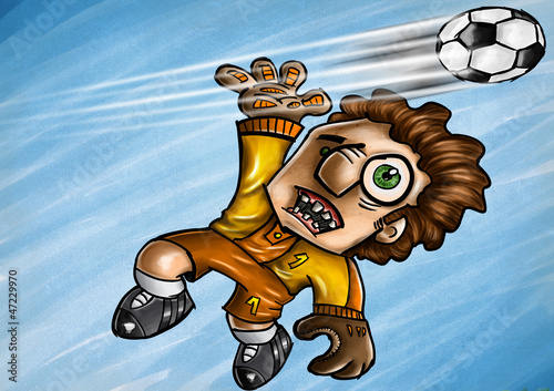 Illustration: O frango do Goleiro O frango do Goleiro