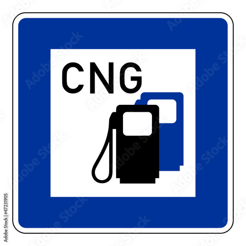 Vector: CNG Schild, Erdgas, Tankstelle – CNG filling station CNG Schild, Erdgas, Tankstelle – CNG filling station