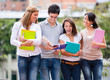 Group of students walking