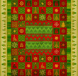 Christmas ornament carpet