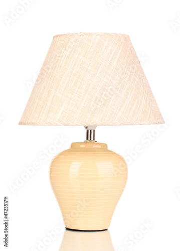 Photo: table lamp isolated on white table lamp isolated on white