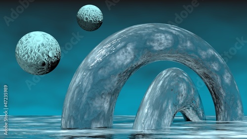 Illustration: frozen planet frozen planet