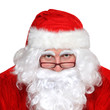 Weihnachtsmann mit Brille