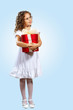 portrait of a cute little girl