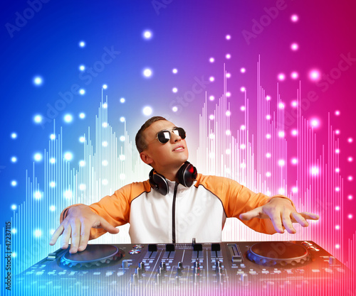 Photo: dj and mixer dj and mixer