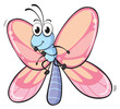 Vector: a butterfly a butterfly