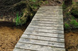 Photo: passerelle traversant un cours d'eau passerelle traversant un cours d'eau