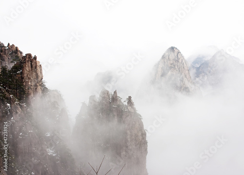 Photo: China Huangshan, fog China Huangshan, fog