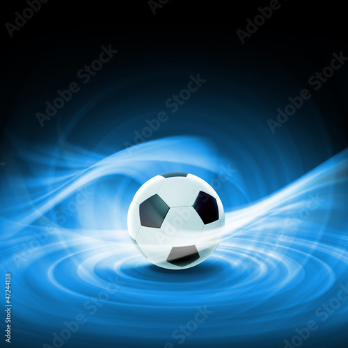 Photo: black and white soccer ball black and white soccer ball