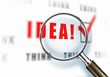 idea concept. word collage