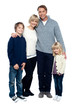 Affectionate family feeling the warmth of love