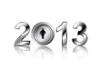 Vector: security concept 2013 new year security concept 2013 new year