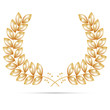 Gold wreath for the winner - vector file