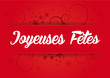 Vektor: Etiquette papier rouge Noël Etiquette papier rouge Noël