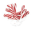 Bowl of peppermint candy
