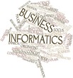 Word cloud for Business informatics