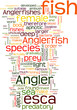 Deep sea monsters know as Angler fishs